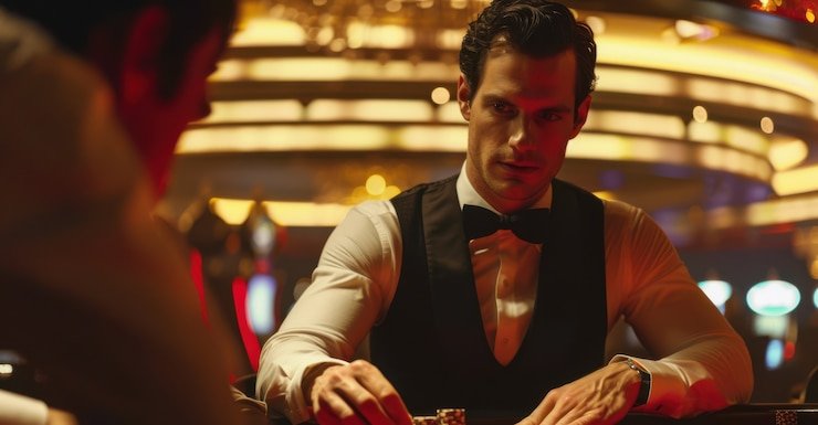 Diagram taruhan merah hitam di American Roulette
